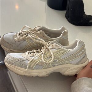 ASICS Women's Cream Sneakers